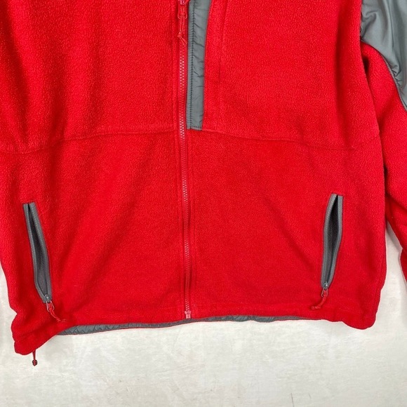 Columbia Men's Ten Trail III Fleece Interchange Jacket Red Sage and Gray Size XL - Picture 3 of 6